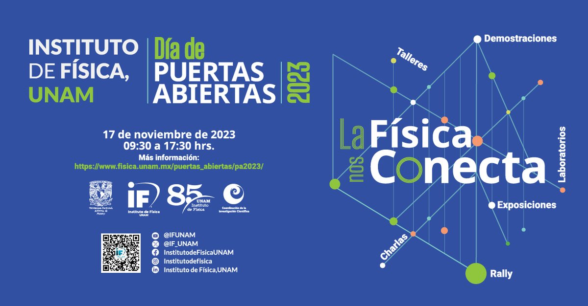 IF_UNAM's tweet photo. 📢 Esta es la segunda llamada para que nos visites en nuestro Día de Puertas Abiertas este viernes 17 de noviembre.

Hemos esperado mucho tiempo para verte y queremos que vivas la mejor experiencia, por eso te compartimos algunos detalles aquí👇 https://t.co/CFnhYWnKXA