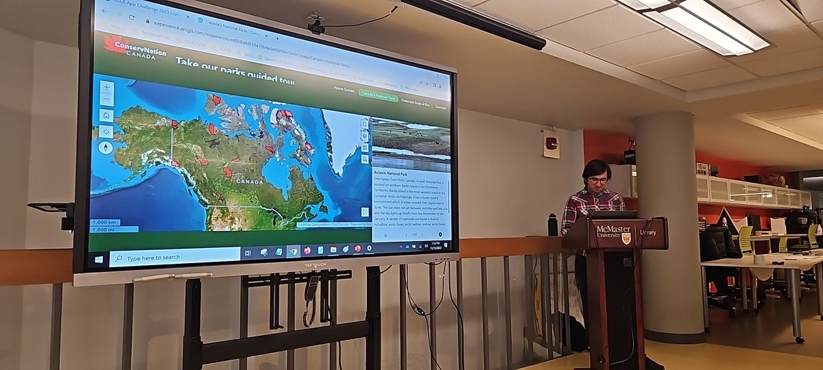 Demonstrating the ConservNation app