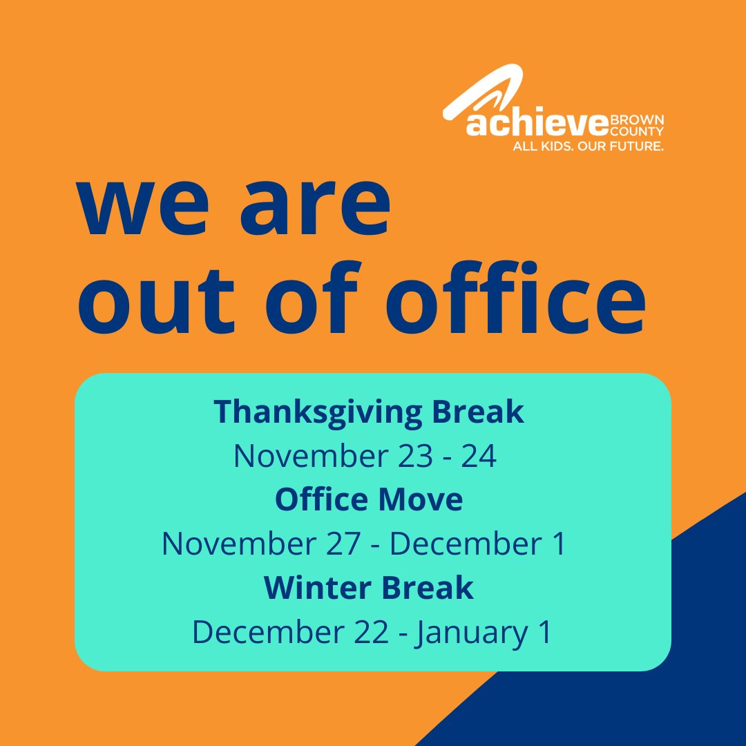 🍁🏢 Office Update! 🏢🍁We'll be closed on Nov 23rd &amp; 24th for Thanksgiving Break, and from Nov 27th to Dec 1st, we're moving to a fresh new space! 🚚💼  #ThanksgivingBreak #OfficeRelocation #NewBeginnings