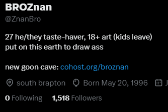 ZnanBro's tweet photo. if I unfollowed you it was not intentional I guess musk just thought I was looking at a few too many posts https://t.co/eSg2vsJApM
