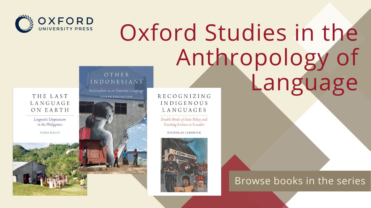 Are you attending the #AAA conference this week? @AmericanAnthro Take a look at our 'OSANTL' series, in which sits the upcoming title 'Recognizing Indigenous Languages' by anthropologist @NickLimerick: oxford.ly/46hRUYT