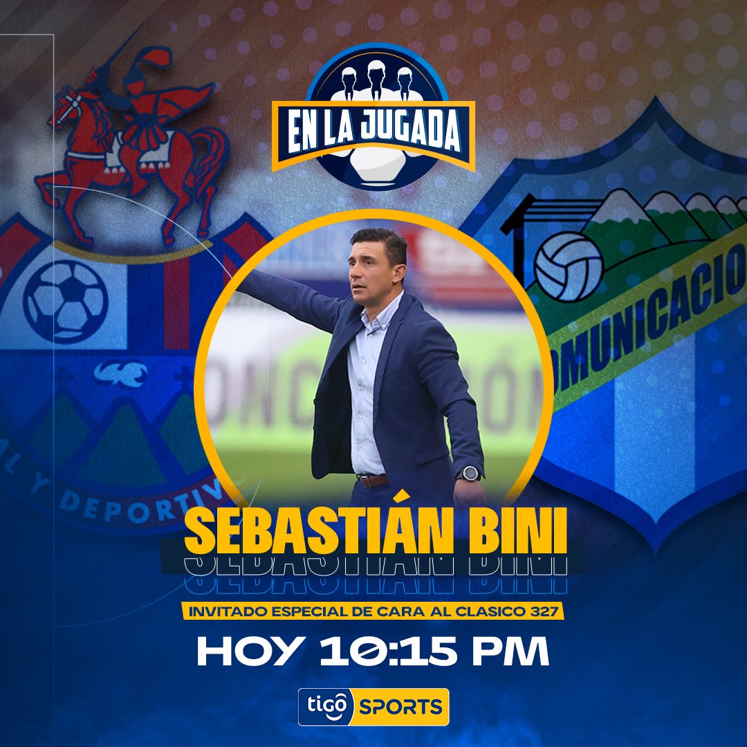 DE CARA AL CLÁSICO 327 🔥 ¿Qué piensa Sebastián Bini, entrenador de Municipal, previo a la disputa del Clásico 327 este sábado (3 PM)? Descúbrelo hoy EN LA JUGADA que tendrá un programa especial con el argentino como invitado especial ⚽️ Sintoniza a partir de las 10:15pm la