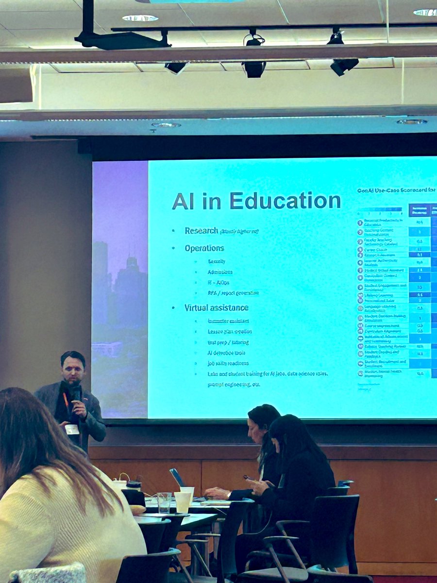 “AI is not going to replace jobs, people with AI will.” - Robert Daigle, <a href="/Lenovo/">Lenovo</a> 🎯I appreciate this quote so much because it underscores my perspective ➡️ #AI is a #tool to enhance productivity not replace #humanity 👏🏾 #AIwiththeFI <a href="/FridayInstitute/">Friday Institute</a>