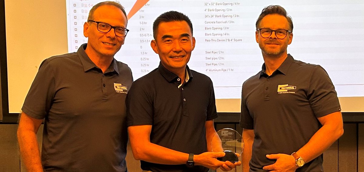 RectorSeal's tweet image. Excited to have hosted the 2023 Southeast Asia Regional #Firestop Meeting—uniting and upskilling partners for a robust 2024. Kudos to Egispro, our &apos;Firestop Partner of 2023&apos;! #Constructions #Metacaulk #TeamRectorSeal #RectorSealToTheRescue