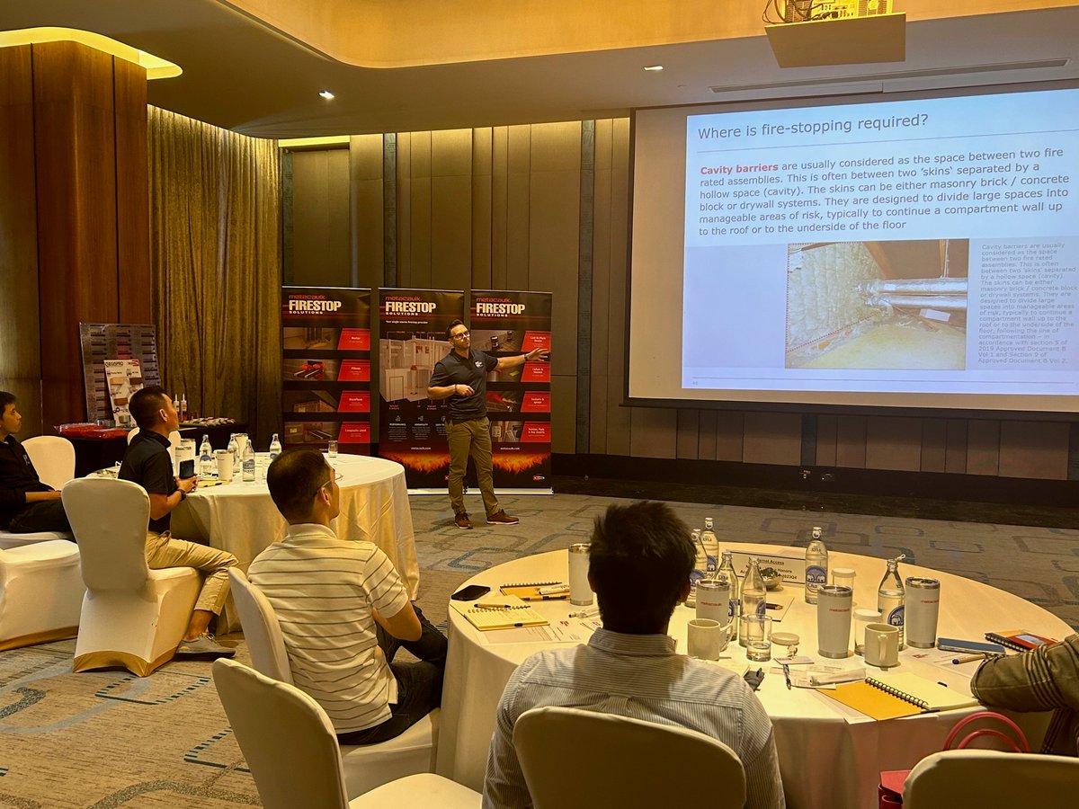 RectorSeal's tweet image. Excited to have hosted the 2023 Southeast Asia Regional #Firestop Meeting—uniting and upskilling partners for a robust 2024. Kudos to Egispro, our &apos;Firestop Partner of 2023&apos;! #Constructions #Metacaulk #TeamRectorSeal #RectorSealToTheRescue