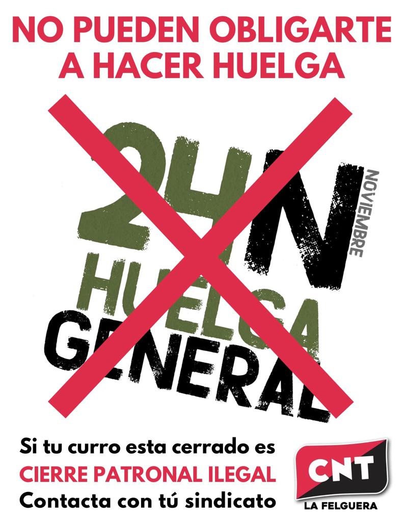 El ejercicio del derecho de huelga solo lo decides tú. Si llegas a trabajar y está cerrado, es un cierre patronal ilícito. Contacta con la autoridad laboral