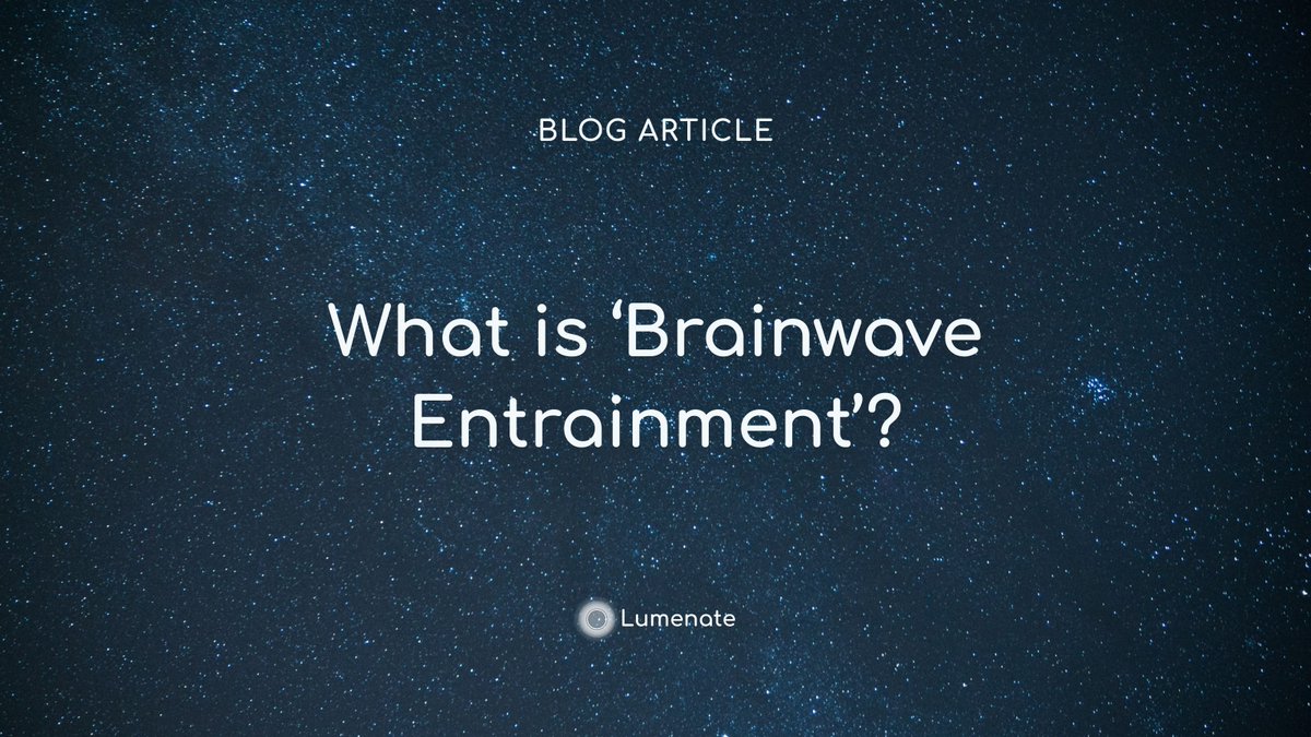 Lumenate achieve's its powerful altered state of consciousness using the flashlight on your phone to trigger brainwave entrainment. Find out what this is, how it works and more in our recent blog post buff.ly/3CS6dXe