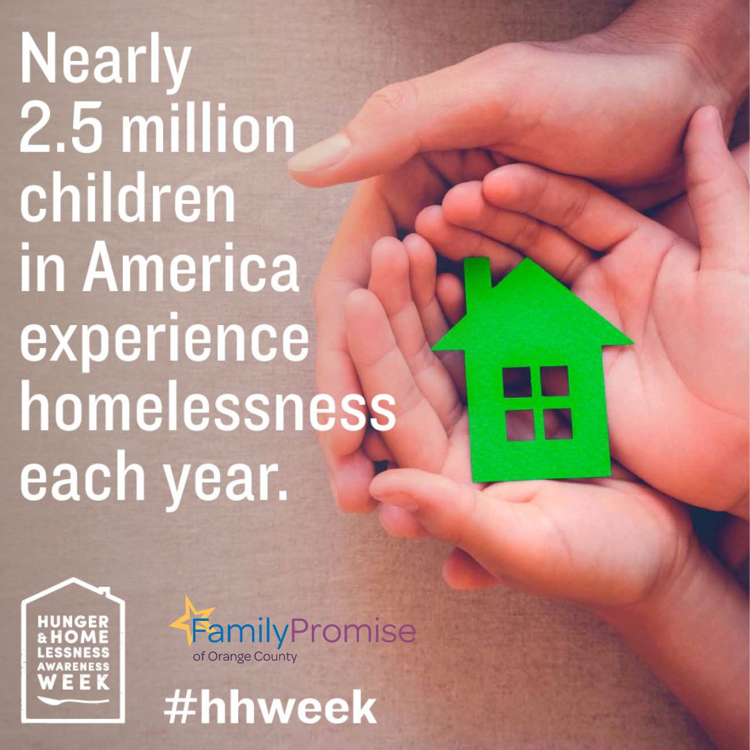 ocfamilypromise's tweet image. Did you know that the actual number of students experiencing housing instability in Orange County is over 23,000?!
Family Promise has always believed that with all of our resources and talent, we must do better for our community. #hhweek #familypromise #oc #homelessnothopeless