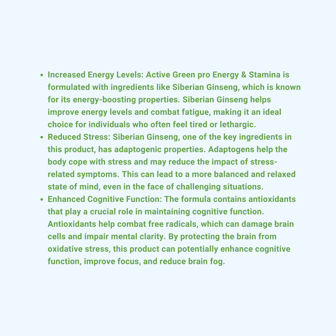 activegreenpro's tweet image. Active Green Pro Energy &amp;amp; Stamina provides a holistic approach to well-being by offering increased energy, stress reduction, and enhanced cognitive function. 

activegreenpro.com/products/energ…

#activegreenpro #energyandstamina #energyboost #proteinpowder #bestproteinpowder