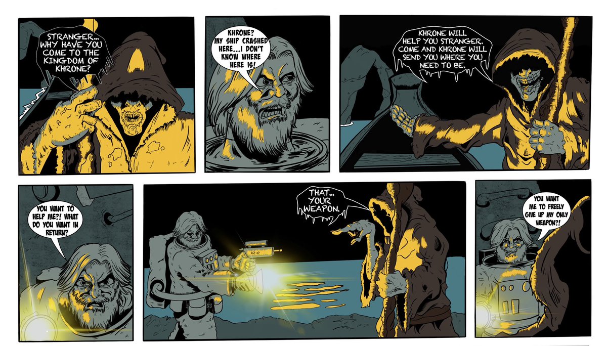 guru_comics's tweet photo. After our first very cool appearance at @ThoughtBubbleUK this past weekend, our newest title, THE THIRD EYE - A COMICS ANTHOLOGY VOL 2, is now available in our store so order your copy today! #comics #illustration #comicbooks #smallpress Here is a tease of a story by @TalvsToons https://t.co/AVXS0JbFx0