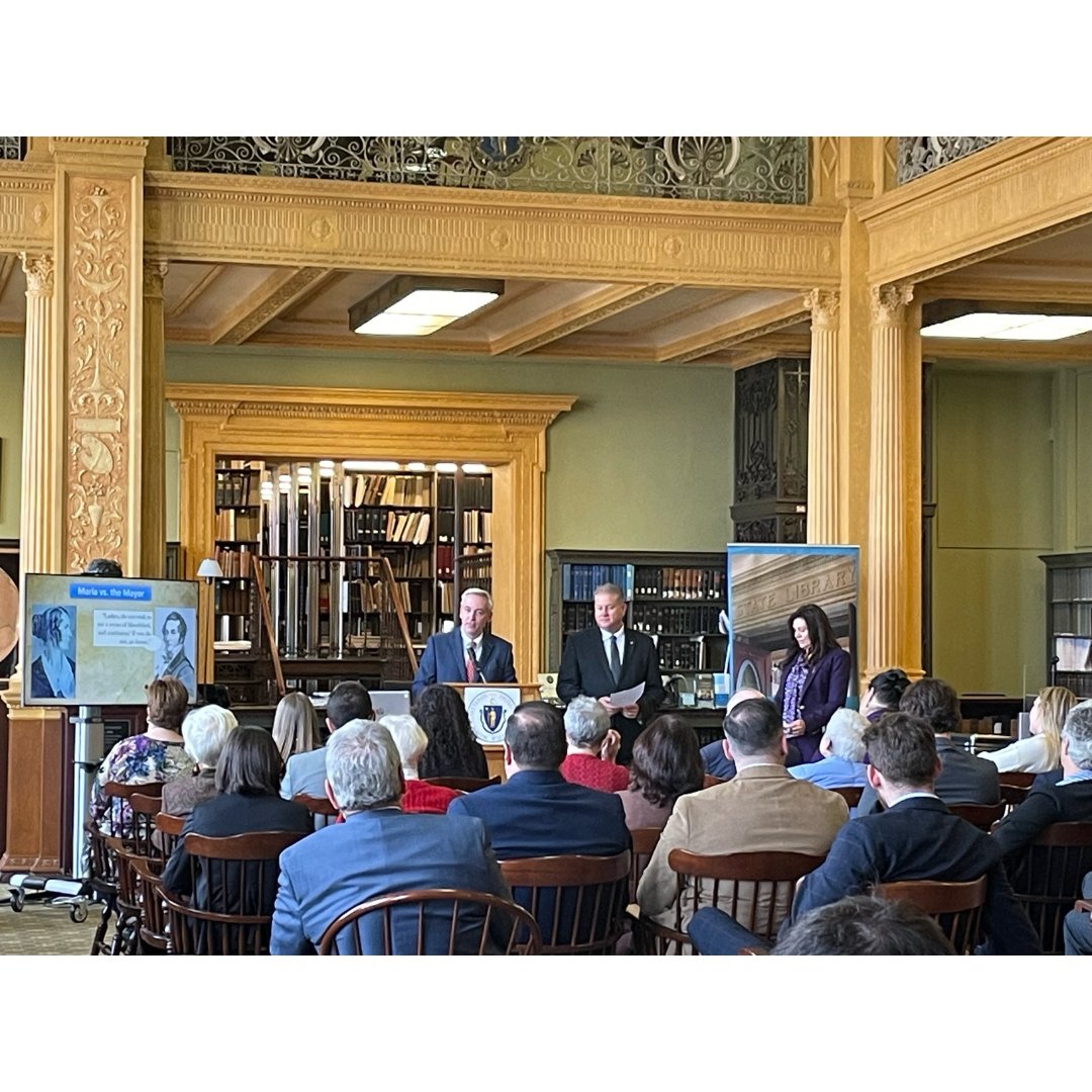 Standing room only for Rep. Cutler's author talk today at the State Library! Thank you to @joshscutler for today's enjoyable talk, and thank you to our attendees, both virtual and in the library. #AuthorTalks