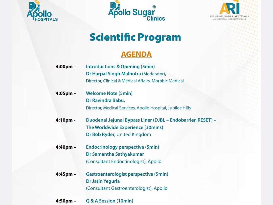 🩺Novel endoscopic treatment for refractory diabesity now available at apollo hospitals, hyderabad. DM for details.