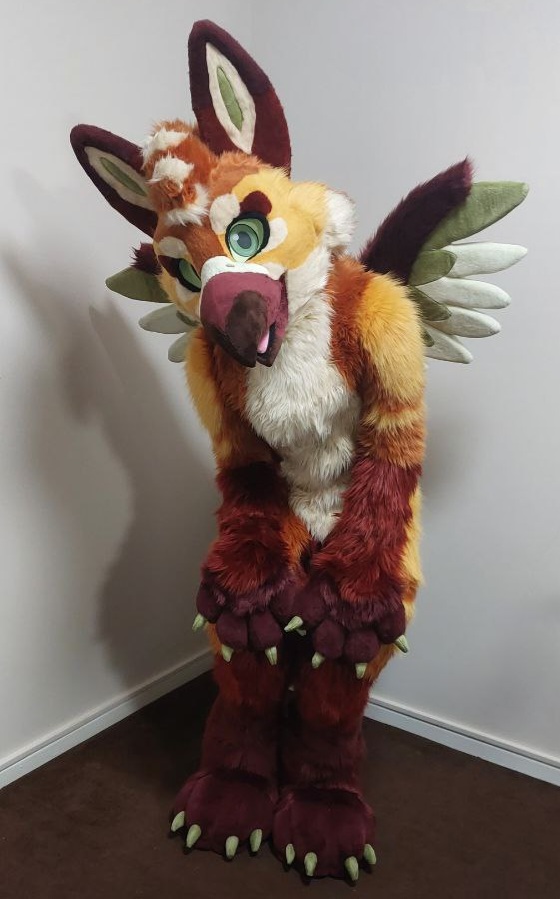 WoodlandGriff's tweet photo. Huge thanks to the wonderful @WintersHowling for this gorgeous gryphon!! Absolutely delighted with how he turned out! Stay tuned for many griff adventures to come!

#furry #fursuit #gryphon #griff https://t.co/greijExrai
