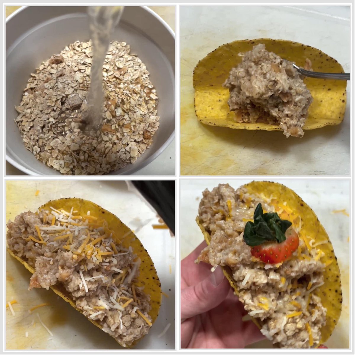 itsKeeforU's tweet photo. Oatmeal tacos 🔥 https://t.co/LKrvoP20nW