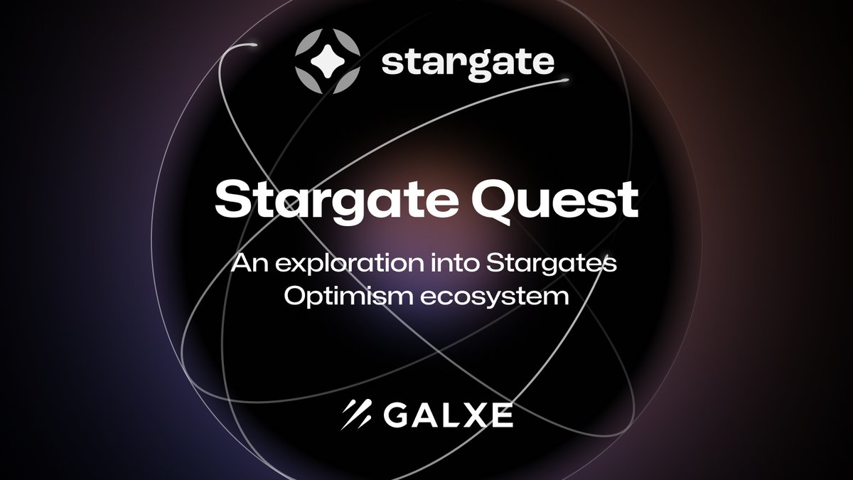 Galxe's tweet photo. Embark on @StargateFinance Quest and explore the wonders of the @optimismFND ecosystem! 🚀✨

Each week promises an exciting voyage into Stargate, insights into Optimism partner activities, and the chance to collect rewards!

Read all about it here:
https://t.co/naPM0Euoyj https://t.co/fBv5aX8pV3