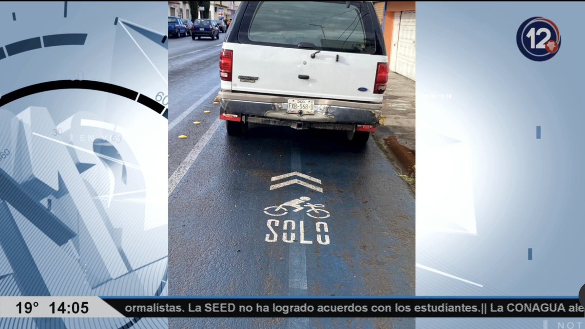 heber_noti121ed's tweet photo. Así las cosas en la ciclovía de Laureano Roncal y la @DMSPDGO brilla por su ausencia. 

#Noti12 https://t.co/ZNso9Kbn4w