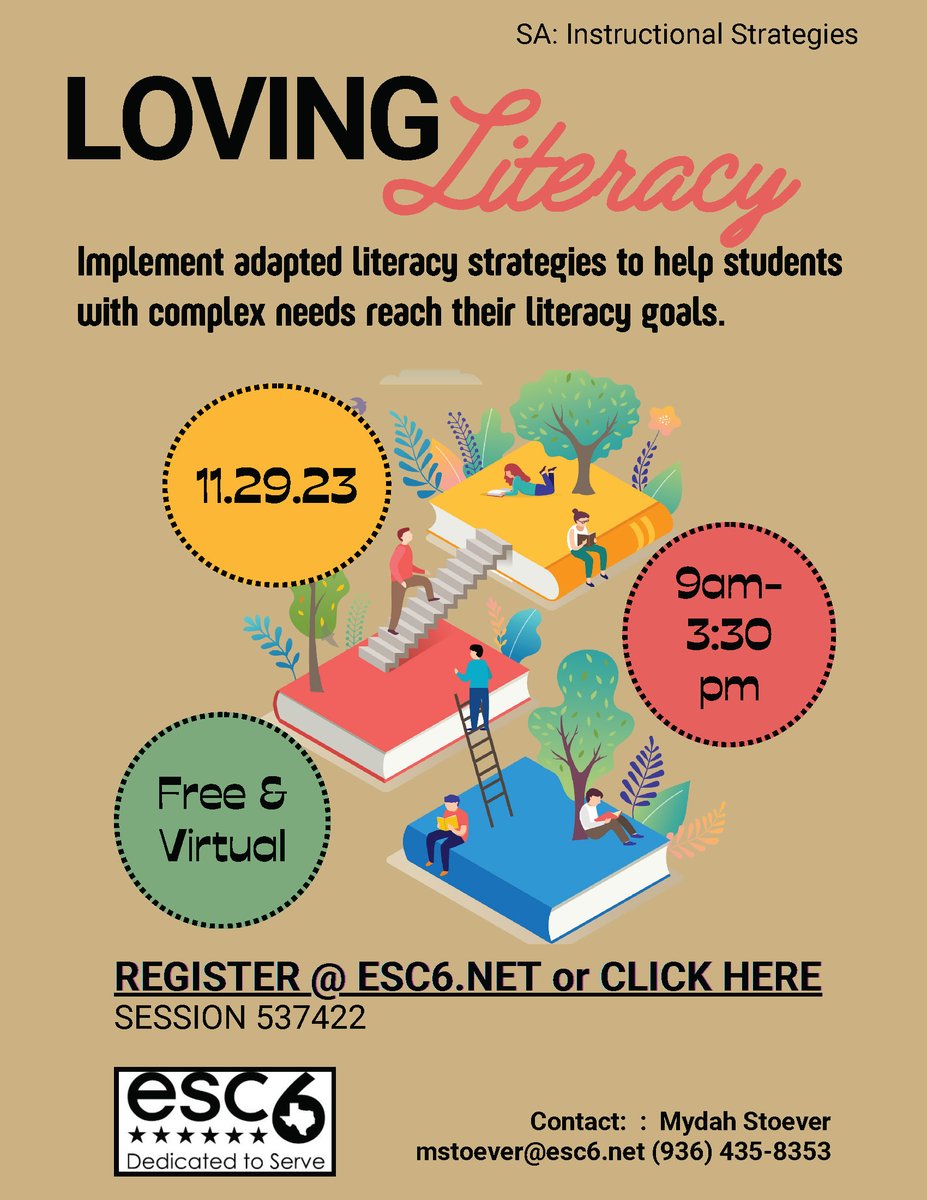 Upcoming Event: Loving Literacy - escweb.net/tx_esc_06/cata…