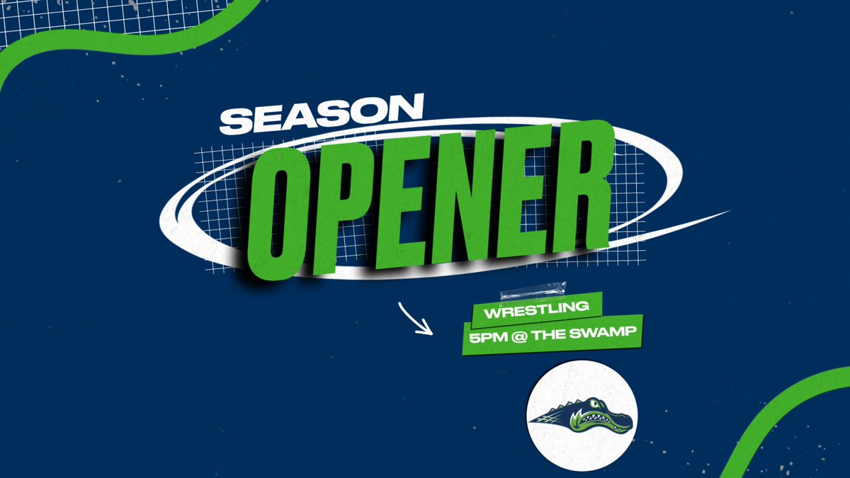 TWO HOURS!

We'll see you at The Swamp for the 2023-24 <a href="/G_L_WRESTLING/">G_L_WRESTLING</a> season opener! 

Your Gators will host Wake Forest and Willow Spring.