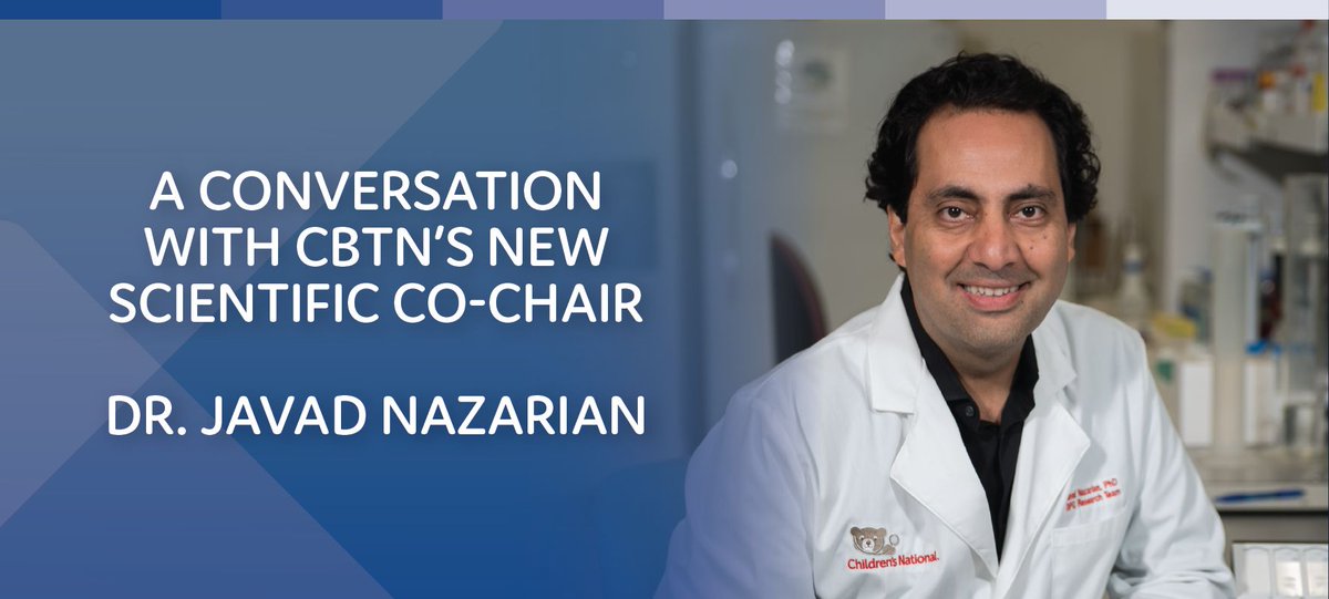 Join us in congratulating Dr. Javad Nazarian on his new role as Co-Chair of the #CBTN Scientific Committee. His passion for pediatric brain tumor research is driving progress. Discover his inspiring story: buff.ly/3MJGgio #wearecbtn