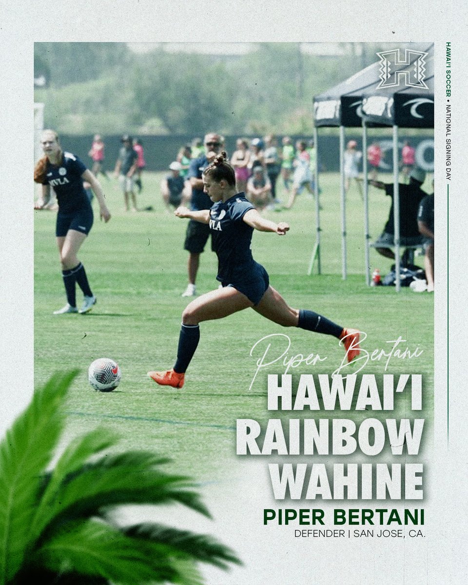 HawaiiWSoccer's tweet photo. A San Jose standout is Mānoa Bound!
Welcome to the ‘ohana Piper! 

#SISTAHHOOD #GoBows https://t.co/wLSbaNoiTY
