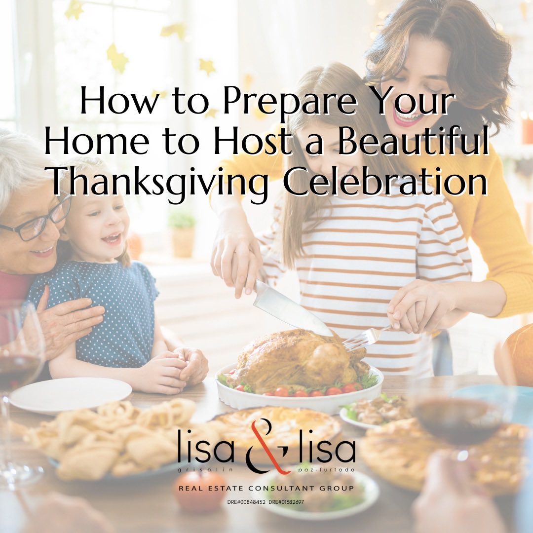 Who's prepping to host Thanksgiving next week? Check out our blog today for tips on preparing your home! lisa2homes.com/how-to-prepare…