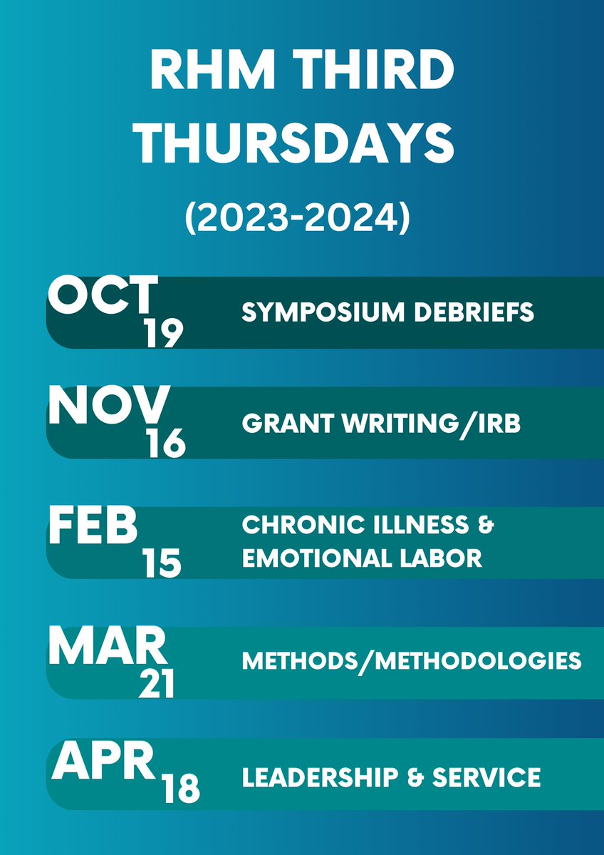 JournalRhm's tweet image. #RHM Third Thursdays continue tomorrow at 3:00pm EST! RHM scholar Lilly Campbell will be giving a presentation on #grantwriting and #IRBs. Full schedule and Zoom link can be found at: medicalrhetoric.com/third-thursday…