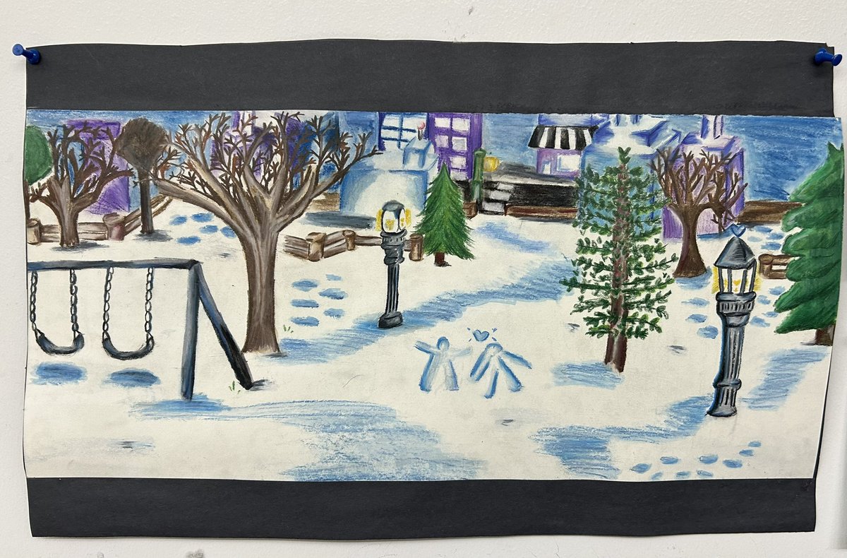 mchslic's tweet photo. 10th, 11th and 12th graders in Miriamβs art class did amazing landscape projects. Awesome creativity going on. https://t.co/Ivb6vJFA35