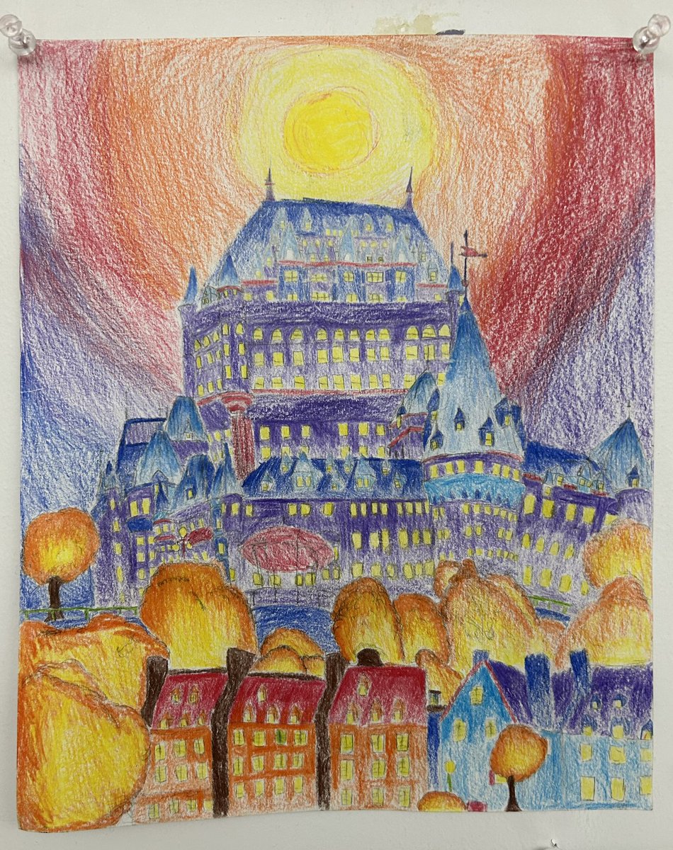 mchslic's tweet photo. 10th, 11th and 12th graders in Miriamβs art class did amazing landscape projects. Awesome creativity going on. https://t.co/Ivb6vJFA35