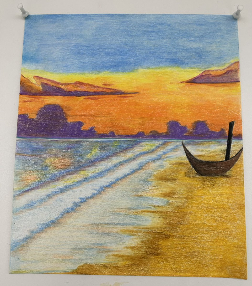 mchslic's tweet photo. 10th, 11th and 12th graders in Miriamβs art class did amazing landscape projects. Awesome creativity going on. https://t.co/Ivb6vJFA35