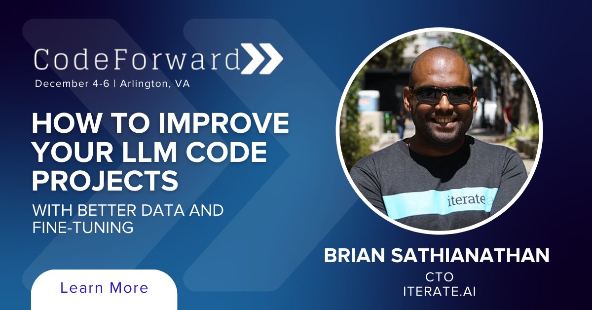 codeforward_'s tweet photo. Dive deep into the world of fine-tuned #LLMs as we address the challenge of hallucinations in intricate code generation tasks in this session with @BrianVision from @IterateAI.

Get your ticket 👉 https://t.co/FuPn0qmUMT

#CodeForward #GenerativeAI #AICoding #AIDeveloper https://t.co/TyvT1d0JPj