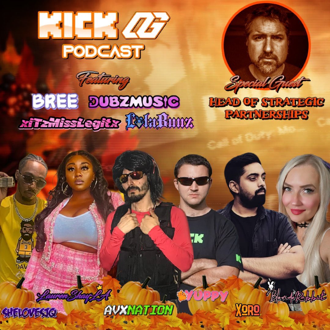 TODAY’S THE DAY‼️

KICK TELL ALL WITH <a href="/Svntvmvriv/">Santamaria</a> &amp; THE KICK OGs FEAT SOME OF YOUR #P3 FAVES @KickBree <a href="/DubzMusic/">DUBZ 🐺</a> <a href="/Raiders/">Las Vegas Raiders</a> <a href="/xiTzMissLegitx/">xiTzMissLegitx</a> <a href="/OnlyLolaBunz/">LolaBunz</a> ✅💚✨

IT’S ALL GOIN DOWN TODAY AT 3PM PST ON <a href="/kick/"></a>❕

COME HEAR ALL THE LATEST ON <a href="/kick/"></a> &amp; ASK QUESTIONS