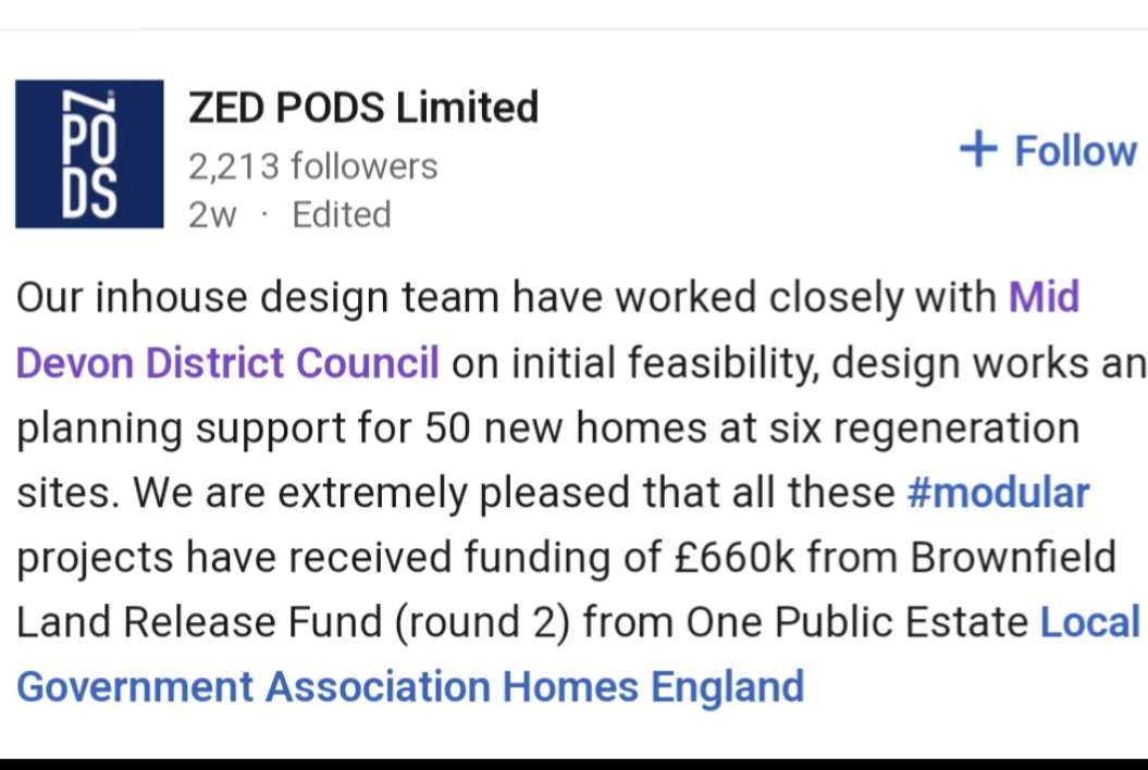mddclowerculm's tweet photo. This is fantastic news for those in desperate need of their own space in Mid Devon.
I still have the original concept notes and list of possible MDDC Garage sites on my desk , This is a long road and to get here the journey started about Three years ago.
Keep going and well done https://t.co/vVFQjlb5eQ