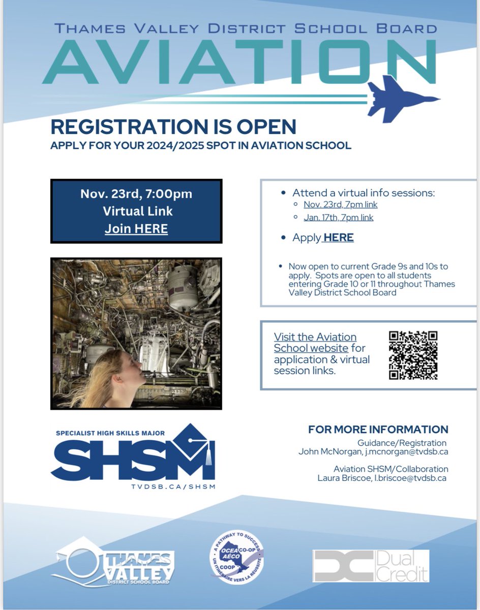 TVDSB Aviation School tweet media