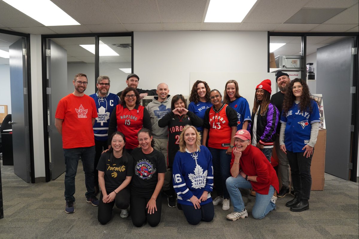 Our Canadian team united last week for key updates and a touch of fun, proudly showcasing our national spirit! 🍁

#TeamUnity #CanadianPride #WorkAndPlay 🚀