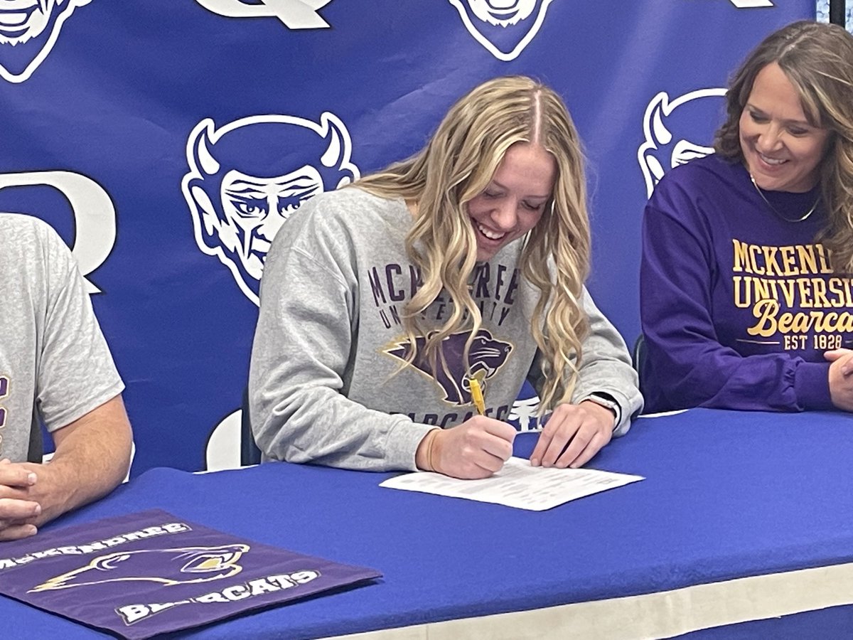 ChrisDuerr's tweet photo. The great Taylor Fohey makes it official with McKendree Basketball https://t.co/wxlQfF4M9P