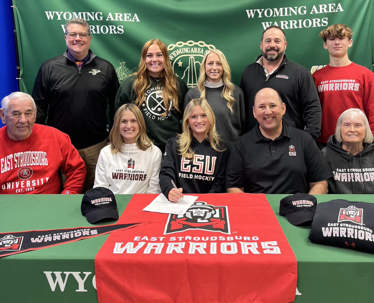 #WyomingAreaFieldHockey
⁦<a href="/NLIinsider/">Letter of Intent</a>⁩ ⁦<a href="/BreeBednarski/">Biggs</a>⁩ ⁦<a href="/lexicrossley0/">Lexi</a>⁩ ⁦<a href="/MSU_Athletics/">Michigan State Athletics</a>⁩ ⁦⁦<a href="/MSU_FieldHockey/">Michigan State Field Hockey</a>⁩ ⁦<a href="/ESUWarriors/">ESU Warriors</a>⁩ ⁦<a href="/esufieldhockey/">esufh</a>⁩ 
Congrats to our Latest WA Warrior FH NLI Signees! ⁦<a href="/ninaangeli1/">nina angeli</a>⁩ ⁦<a href="/acyatsko1/">acyatsko</a>⁩ 🏑