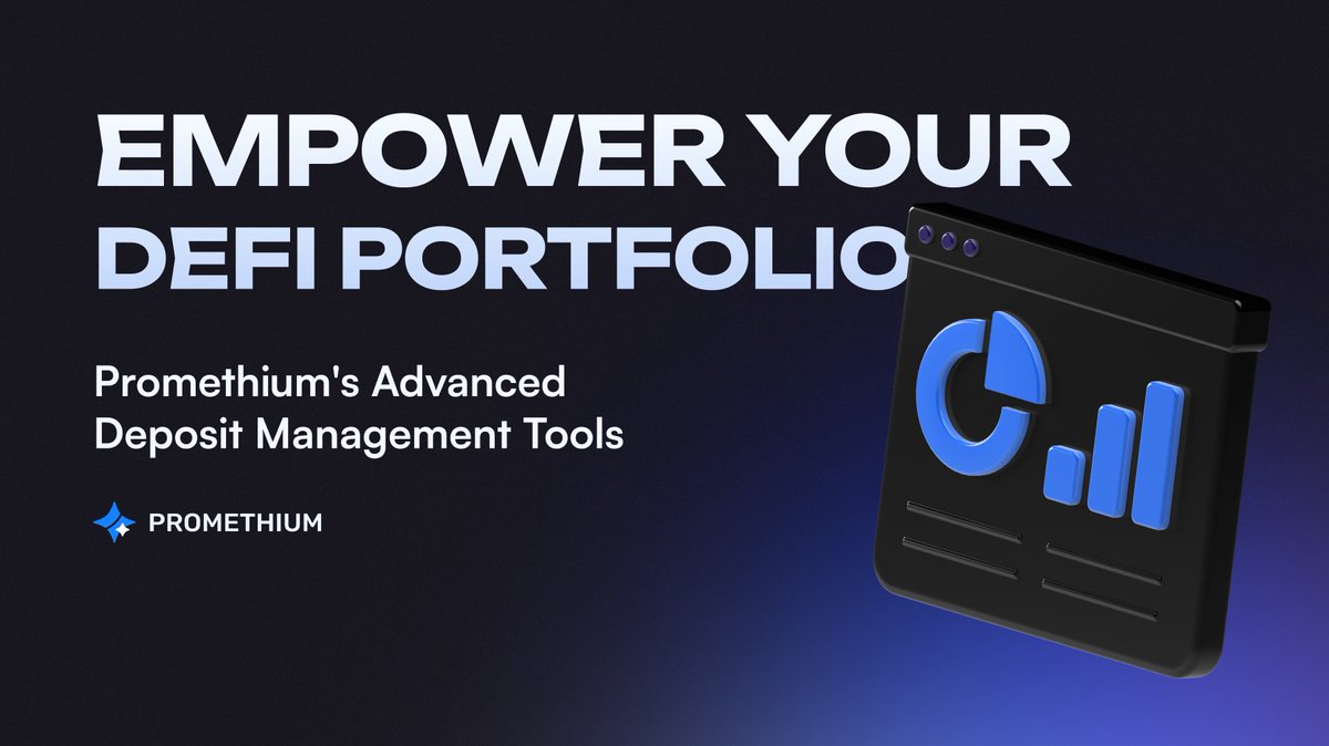 promethiumpro's tweet photo. 🆙 Maximize your #DeFi returns with #Promethium's Deposit Management, a system designed to provide users with additional tools for managing their deposits.

⚡️ It offers two key features:

- Leveraged Deposits
- Stop/Limit Orders

These tools are designed to enhance your returns and provide a more flexible and efficient way to manage your deposits.