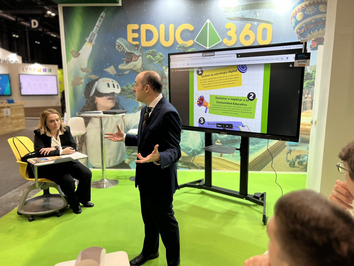 Es emocionante compartir la experiencia de <a href="/educa360_EdTech/">Educa360</a> en Simo Educación, la cumbre principal de ETECH en Madrid. Esta feria no solo es un escaparate de las últimas innovaciones, sino también un espacio para el diálogo y el aprendizaje mutuo.