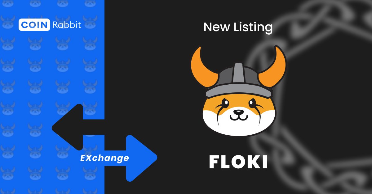 CoinRabbitLoans's tweet photo. Even more exciting news!

$FLOKI is the first token to be listed on a newly launched CoinRabbit Exchange &amp; Wallet.

Explore this new listing here:
https://t.co/UdzMeRDTau https://t.co/5eINgtl3jA