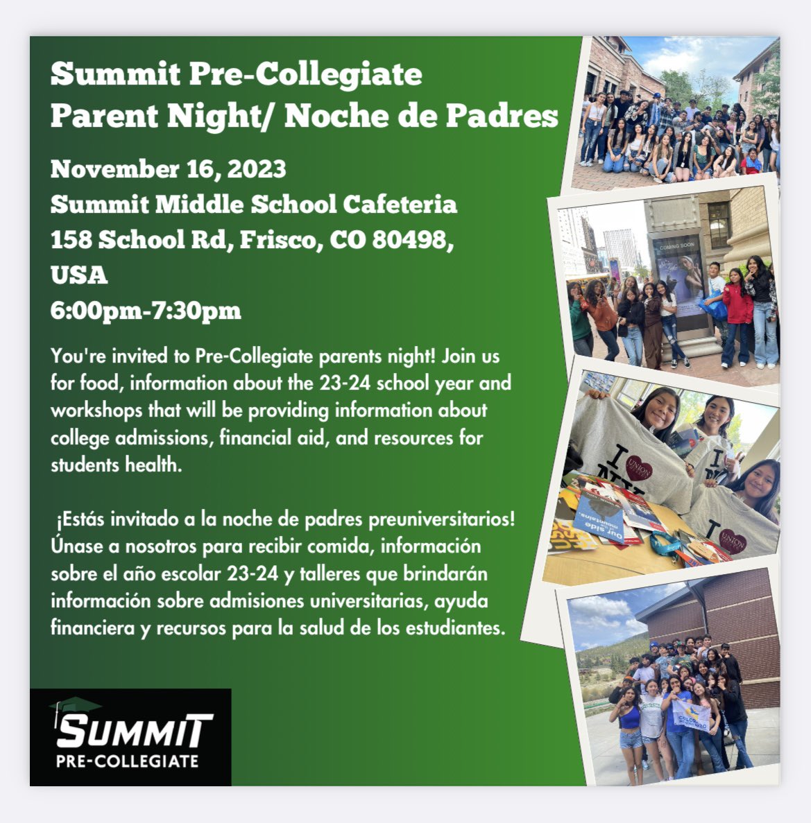 Summit PreCollegiate tweet media