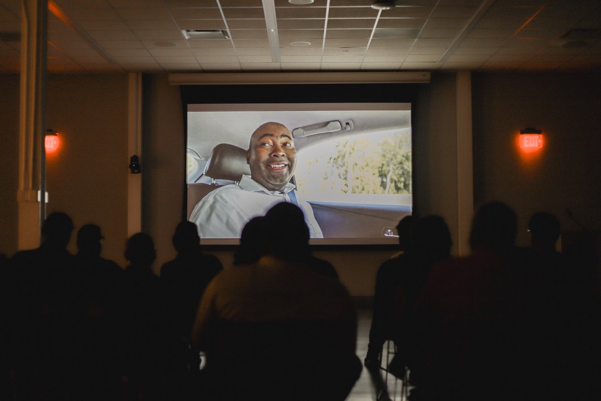 The_jaimedoc's tweet photo. Thanks to everyone who came to our screening in Orangeburg hosted by @46Hoperd &amp; @LuminalTheater !! Lots of thoughtful conversation about voter engagement and the work that we must put in to make sure all voices are heard!! #whileIbreatheIvote @harrisonjaime @cspain1920 https://t.co/SWafRAjtRY