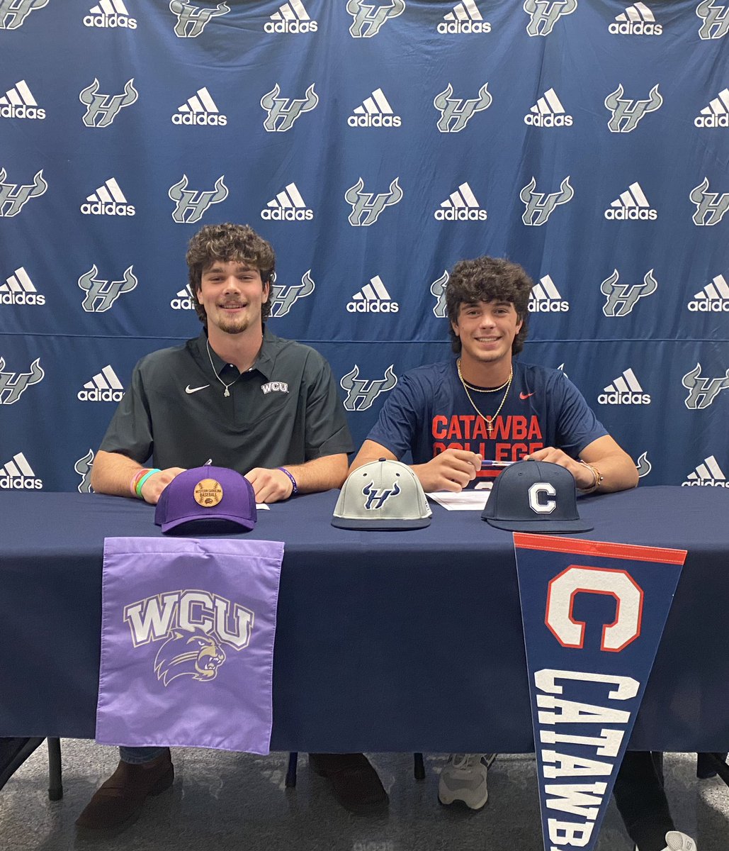 HRHS Bulls Baseball (@hrbullsbaseball) on Twitter photo Congratulations to <a href="/caden_haywood/">Caden Haywood</a> and <a href="/27Alessi/">Sam.Alessi_27</a> on signing today. <a href="/CatamountBSB/">Western Carolina Baseball</a> and <a href="/CatawbaBaseball/">Catawba Baseball</a> are getting two of the best!! Congratulations to <a href="/caden_haywood/">Caden Haywood</a> and <a href="/27Alessi/">Sam.Alessi_27</a> on signing today. <a href="/CatamountBSB/">Western Carolina Baseball</a> and <a href="/CatawbaBaseball/">Catawba Baseball</a> are getting two of the best!!