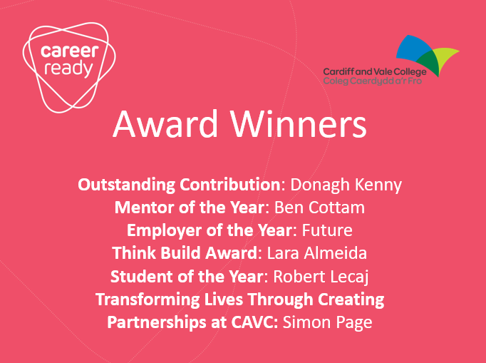 What a fantastic evening and well done to our 2023 award winners. Thanks for tuning in!

Diolch yn fawr, nos da! 🌟

🌟🎉🌟🎉🌟

<a href="/CareerReadyUK/">Career Ready</a> <a href="/CAVC/">Cardiff and Vale College | Coleg Caerdydd a’r Fro</a>