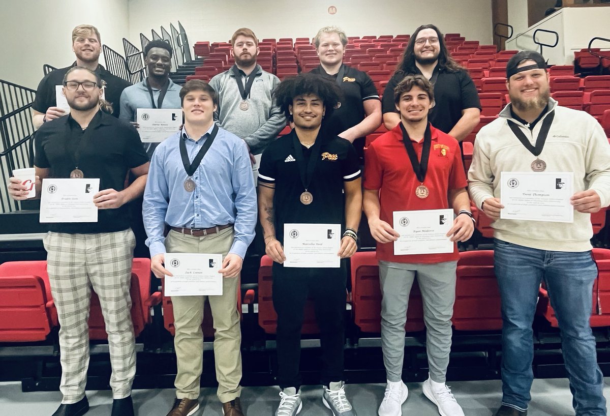 Congratulations to all of our athletes who were inducted to <a href="/ChiAlphaSigma/">Chi Alpha Sigma</a> today for their athletic &amp; academic excellence!

#AllForward 🦍