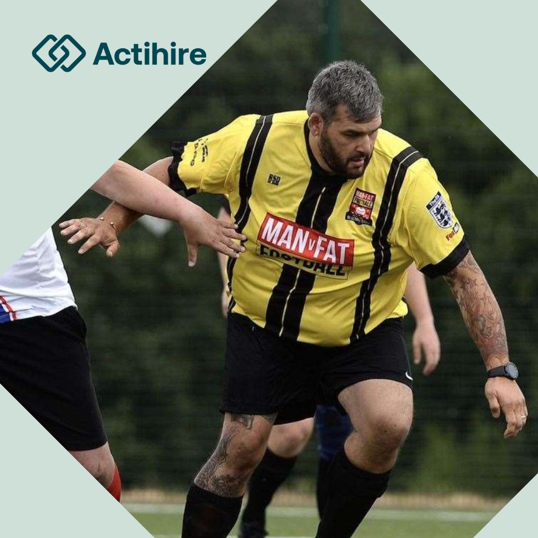 💫 COMMUNITY AND PROUD! 💫 A big-shout going out to our hirer partner at Vision West Nottinghamshire College - Man Vs Fat 👏 Man v Fat is for men who want to lose weight through football ⚽ An amazing session we're proud to bring to our schools and local communities 😊