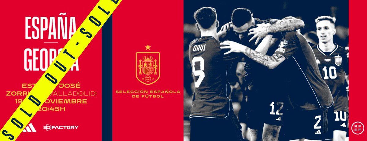 SLDeporte's tweet photo. 🎰#SORTEO | SORTEAMOS 2 ENTRADAS para el España - Georgia, que se disputará en el José Zorrilla de Valladolid el próximo Domingo 

ℹ️ Oportunidad de disfrutar del último partido OFICIAL de la Selección

📝Ganadores el Viernes a las 12.00

Requisitos: 

🔁RT
⚽Seguir a @SLDeporte https://t.co/AH9Z9wFheY
