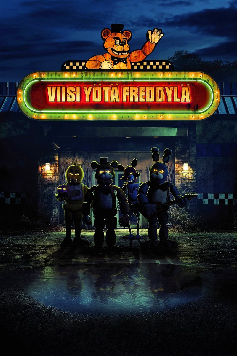 DisneyKvaani's tweet photo. En ole postanu Twitterissä vähhään aikhaan.

Tehin 4 uutta plakaattii. Valitettavasti täälä Puolassa kinoissa mennee tyhä 🇵🇱 dubbinki.

En usko ette saatan kattoot Toivetta ensi viikola. Mutta se oli senthään FNaF, oli kyllä aivan ihana filmi.

#kvensk #kvääni #WISH #FNAF #EEAAO https://t.co/61Kfhr04uO