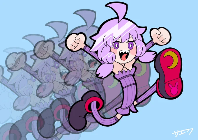 ゆかりんでカートゥーンの練習 