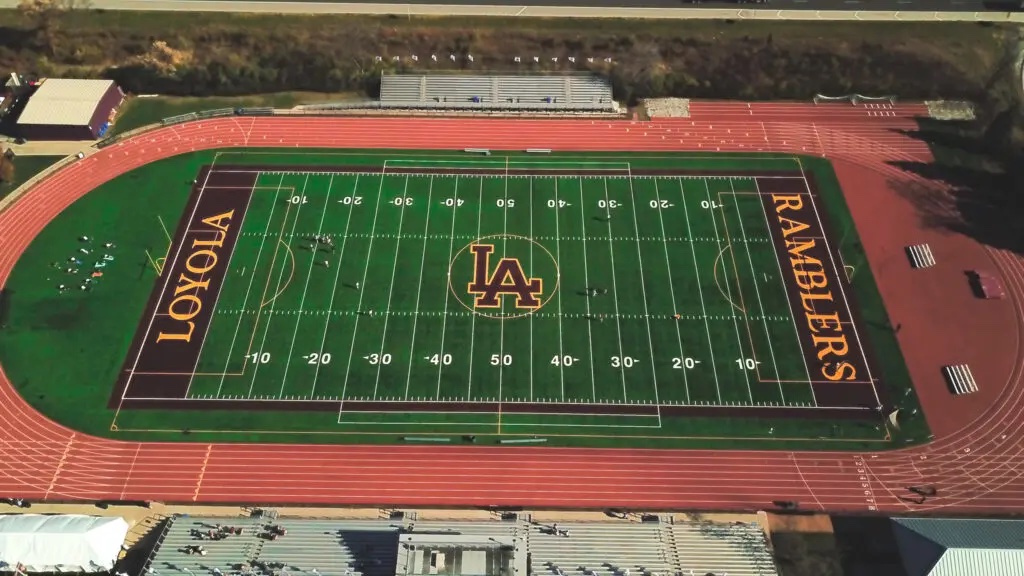 TheRecordNS's tweet photo. Loyola Academy has the right to lights following a 6-1 decision by the @VofWilmette Board Tuesday night.

Loyola can proceed with permanent lights at its athletics stadium, but the permitted use will be connected to a series of conditions.

Story: https://t.co/moh6EfuCEd https://t.co/sTfbt3Dtgf