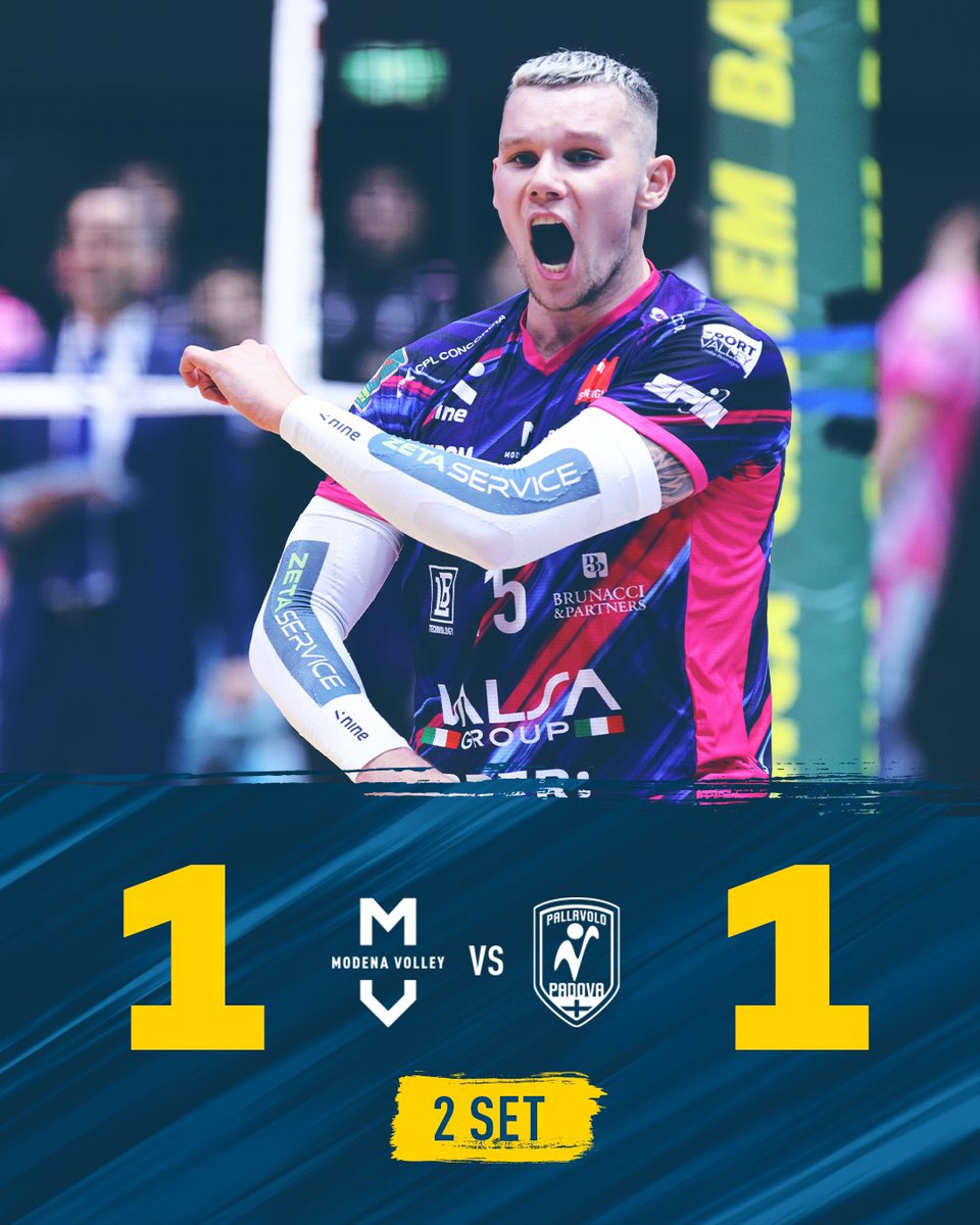 modenavolley's tweet photo. Modena 25 - Padova 18
#modenavolley #since1966 #ModenaPadova https://t.co/U33UGx6wTS